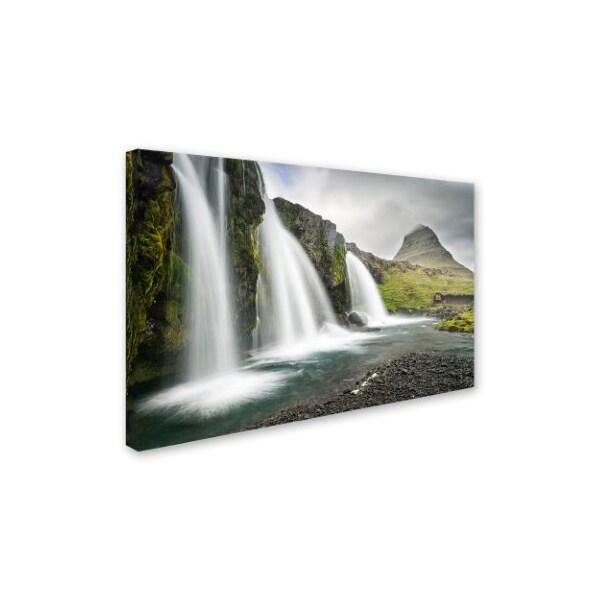 Michael Blanchette Photography 'Kirkjufell Triad' Canvas Art,16x24